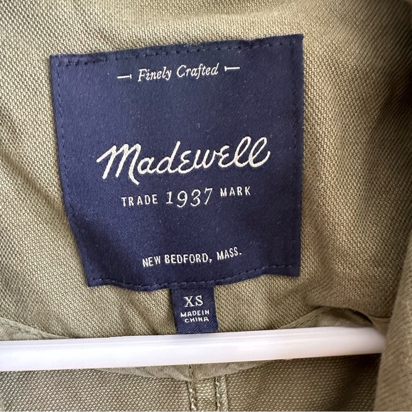 Madewell Military Green Utility Jacket - Picture 9 of 10